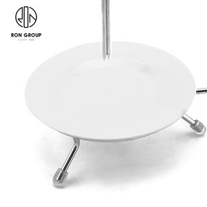 ภาชนะทำอาหาร Restaunant,กระทะย่างจานร้อนสเต็กปลากะทะทอดเนื้อสัตว์แบบแนวตั้งทำจากไม้เสียบบาร์บีคิว - Product Image 2