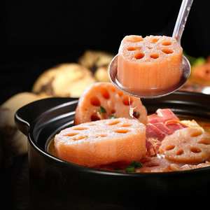 Radice di loto di alta qualità per zuppa di Base con salsa di cottura e condimento per tutti gli usi mescolare ingrediente naturale per brodo delizioso - Product Image 4