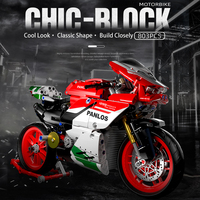 Panlos 672001 803 pièces voiture technique jouets modèle le H2R course moto ensemble blocs de construction briques assemblage enfants jouets cadeaux
