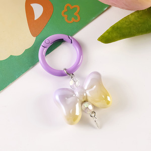 Пружинная Пряжка бант Брелок высокого качества сумка шармы оптом акриловый брелок - Product Image 3