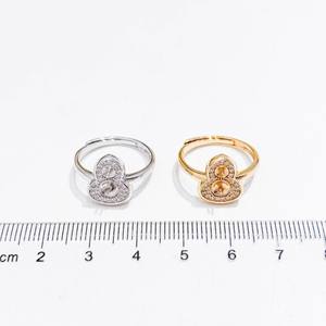 10728 Accesorios de Perlas DIY, Anillo de Plata S925, Soporte Vacío para Anillos, Decoración de Plata con Soporte para Cuentas Redondas de 8-10 mm - Product Image 4