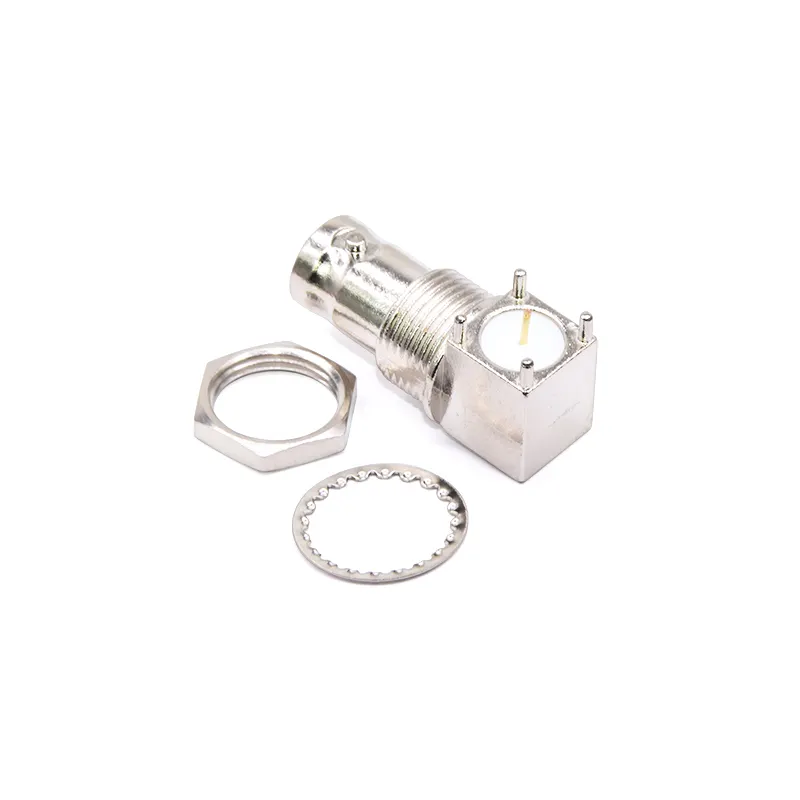 TAIHUA BNC female socket BNC RF connector integrated 90 degree including accessories BNC Connector