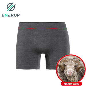 Eneurp OEM/ODM Personalizzata Compressione Merino <span class=keywords><strong>Lana</strong></span> degli uomini della Biancheria <span class=keywords><strong>Intima</strong></span> Dei Pugili Shorts Slip - Product Image 1