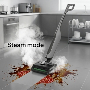 Aspirateur sans fil portable 400W avec écran LED et filtre, pour nettoyage humide et sec des sols domestiques - Product Image 1