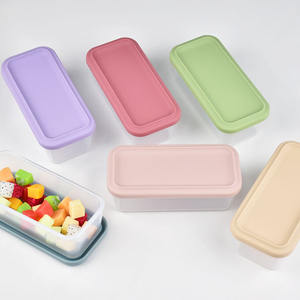 Recipiente Rectangular Transparente de Silicona, Hermético, Ecológico, Libre de BPA, para Conservación de Alimentos Frescos, Apto para Refrigerador y Microondas - Product Image 1