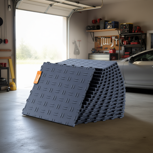 Dalles de sol pour garage Vevor, 12 x 12 pouces, grises graphite, en EVA, système de clic, pour garages - Product Image 2