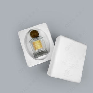 Cajas Rígidas Moldeadas de Pulpa de Papel de Bagazo, Personalizables, Ecológicas, Biodegradables y Reciclables, para Botellas de Perfume de Lujo - Product Image 4