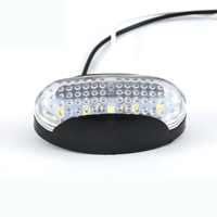 Feu de signalisation latéral universel LED en forme de gemme, lampe à luminosité constante, plusieurs couleurs en option, lumière modifiée pour camion et remorque
