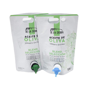 Bolsa personalizada con válvula de 1.75L, libre de BPA, reutilizable y portátil, para vino tinto y aceite de oliva. - Product Image 1