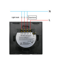UE Graffiti WiFi panneau de verre zéro ligne tactile interrupteur mural intelligent interrupteur de transfert automatique pressostat intelligent