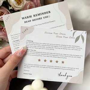 Design gratuito formato Logo personalizzato stampato 400gsm <span class=keywords><strong>carta</strong></span> riciclata cartoline di auguri regalo di auguri biglietti di ringraziamento per affari - Product Image 1