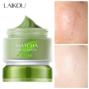Masque facial de boue de <span class=keywords><strong>matcha</strong></span> de thé vert d'hydratation de Laikou anti-rides blanchissant en gros de soin de la <span class=keywords><strong>peau</strong></span> personnalisé - Product Image 1