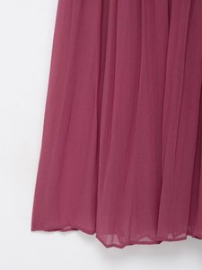 เดรสแขนกุดมีจีบสำหรับผู้หญิงเดรสแฟชั่นคล้องคอ - Product Image 5