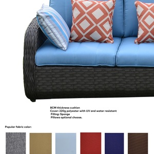 Meubles de terrasse de haute qualité, imperméables, modernes, en rotin, pour salle à manger, jardin, <span class=keywords><strong>extérieur</strong></span>, <span class=keywords><strong>intérieur</strong></span>, hôtel, salon, <span class=keywords><strong>canapé</strong></span> 5 places - Product Image 5