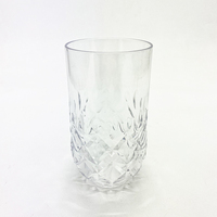 Verres à vin en plastique sans BPA, réutilisables, sans pied, en forme de U, anti-fuite, incassables, avec logo personnalisé, pour fêtes