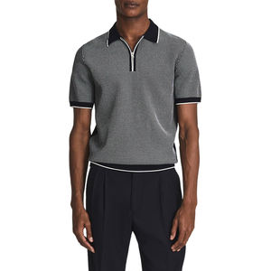 T-shirts de travail de golf surdimensionnés de haute qualité de 180 grammes Logo personnalisé printemps tricoté pour polo maillot sportif pour vêtements de travail - Product Image 3