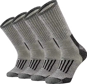 OEM Custom Wool <b>Socks</b> Merino Wool Winter Thick Cushioned Warm Thermal Men Women Outdoor Hiking Crew <b>Socks</b> - Product Image 3