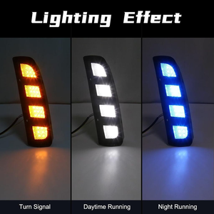 Luci Diurne a LED per Honda Civic Type R 2016 2017 2018 2019 2020 2021 DRL con Indicatori di Direzione - Product Image 2