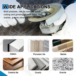 115/125mm # Disque de polissage abrasif diamanté brasé sous vide à grande vitesse 300 mm pour carrelage, granit et dalles de roche - Product Image 4