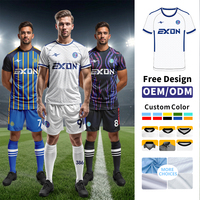 Uniforme de Fútbol Sublimado Personalizado con Tela Transpirable para Partidos de Clubes
