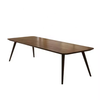 Table à manger en bois massif 8 places, sur mesure, style nordique, ensemble de luxe pour appartement, villa, salle à manger