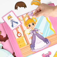 Permainan Puzzle Kotak Magnetik Anak OEM Kustom, Stiker Geometris 3D, Lukisan, Mainan Edukasi Prasekolah Grosir