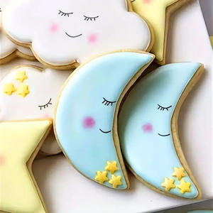 Juego <span class=keywords><strong>de</strong></span> Cortadores <span class=keywords><strong>de</strong></span> Galletas <span class=keywords><strong>de</strong></span> Acero Inoxidable Resistente con Símbolos Meteorológicos, Incluyendo Rayos Solares y <span class=keywords><strong>Fases</strong></span> Lunares para un Uso Duradero - Product Image 6