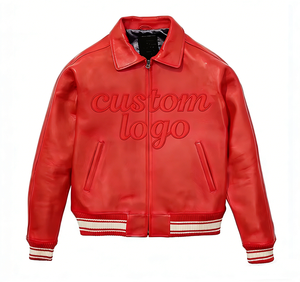 High Quality Men's <strong>Winter</strong> <strong>Jacket</strong> Leather <strong>Waterproof</strong> Custom Embroidered Chenille Patch Varsity <strong>Jacket</strong> - Product Image 1