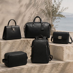 Business Laptop <b>Backpack</b> PU Leather Travel <b>Backpack</b> Waterproof fashion <b>Backpack</b> <b>Large</b> Capacity Work <b>Backpack</b> For Men - Product Image 1