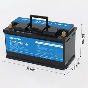 12V 12.8V 150Ah LiFePO4 RV <span class=keywords><strong>batterie</strong></span> <span class=keywords><strong>batterie</strong></span> au Lithium à cycle profond pour Fiat Ducato Citron Jumper <span class=keywords><strong>Peugeot</strong></span> <span class=keywords><strong>Boxer</strong></span> camping-car - Product Image 2