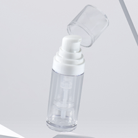 Bouteille de mélange double compartiment deux-en-un pour poudre et huile, avec pompe, pour emballage de produits de soin personnel