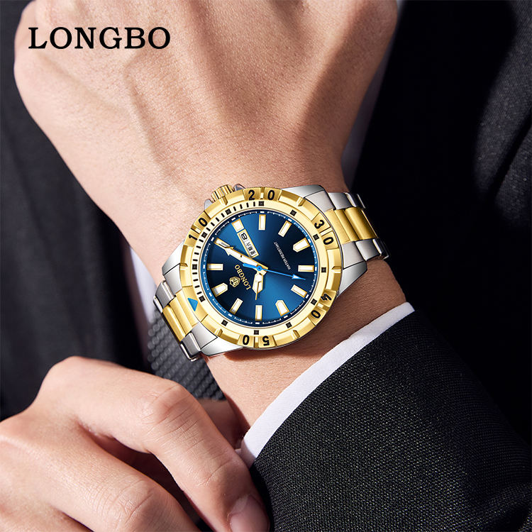 LONGBO 83819 Man Casual Business Mans Uhren Mode Quarz