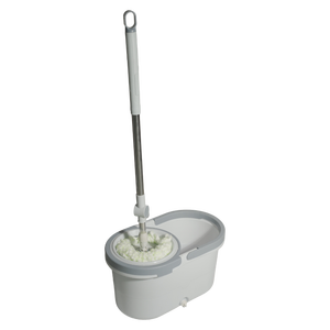 Système de serpillière rotative en microfibre et seau le plus vendu, ensemble serpillière et seau avec mécanisme d'essorage pour le nettoyage des sols - Product Image 5