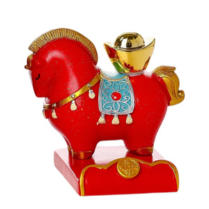 Soporte para Teléfono con Base Giratoria Ruijie Chinese Horse, Decoración de la Suerte Roja, Regalo - Product Image 5