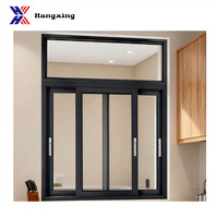 Ventana Corredera de Aluminio de Diseño Moderno, Insonorizada, con Vidrio de Baja Emisividad, Doble Acristalamiento