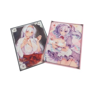 Impresión personalizada de Pokémon Anime, <span class=keywords><strong>fundas</strong></span> para tarjetas de doble manga, ajuste perfecto, Material PP interior transparente para juegos de tarjetas de visita - Product Image 2