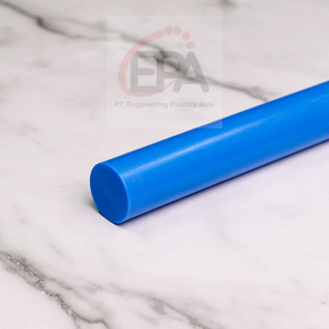 แท่งสีฟ้า HDPE 8มม. x 2ม. มีคุณสมบัติทนต่อการสึกหรอได้ดีเยี่ยมชิ้นส่วนเครื่องจักรแบบกำหนดเองมีสเปเซอร์ที่ทนทานสำหรับสภาพแวดล้อมทางเคมี - Product Image 4