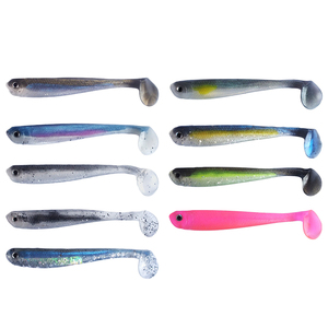 Shad เหยื่อล่อปลาพลาสติกนิ่ม,เหยื่อล่อสำหรับตกปลาหาง Wobbler T 3.5 "4.4G เหยื่อล่อเหยื่อล่อแบบนิ่ม - Product Image 6