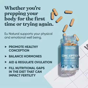 Precio de fábrica, alta calidad, salud de las mujeres, regulación natural, equilibrio del ciclo, hormonas, ayuda a la ovulación, cápsula de fertilidad femenina prenatal - Product Image 2