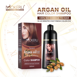 MOKERU Organic Argan Olio di Tinture per <span class=keywords><strong>Capelli</strong></span> Colorante Shampoo Veloce Colorazione e Facile da Usare Colore dei <span class=keywords><strong>Capelli</strong></span> 100% Coprire i <span class=keywords><strong>Capelli</strong></span> Bianchi - Product Image 4