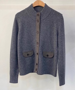 <span class=keywords><strong>Cardigan</strong></span> in maglia di <span class=keywords><strong>lana</strong></span> 100% 2025 <span class=keywords><strong>cardigan</strong></span> Casual a maniche lunghe in pelle scamosciata in maglia di <span class=keywords><strong>lana</strong></span> nera autunno inverno - Product Image 1