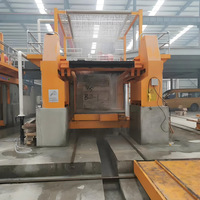 Scie à gangues Hualong Machinery robuste à plusieurs lames (80 ou 100 lames) pour la découpe de blocs de pierre naturelle, scie à gangues pour marbre