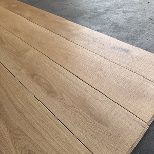 Pavimento in Legno Massello di Quercia 15mm 18mm, Colore Naturale, Finitura UV, Parquet Ingegnerizzato in Rovere Bianco - Product Image 2