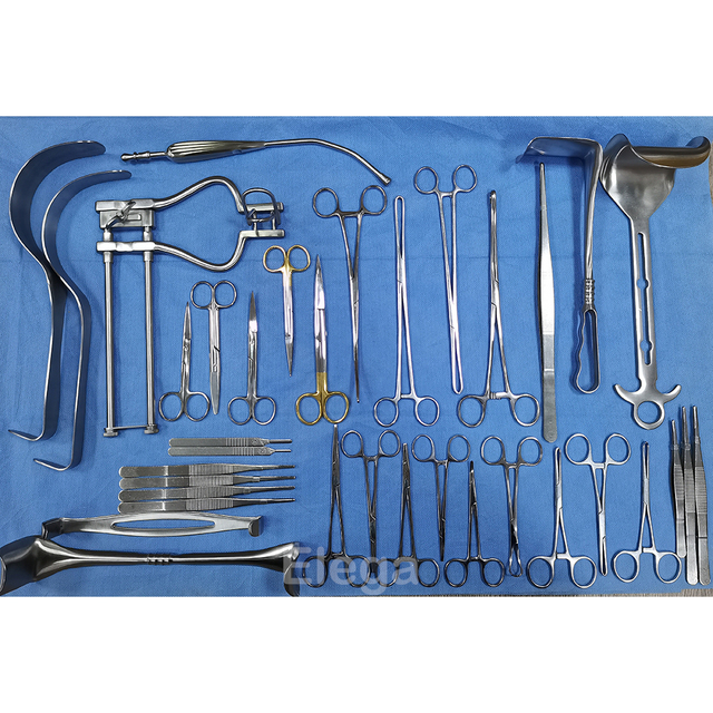 Medical Surgery Instrument 35 PCS Basic Laparotomy Kit Set