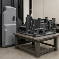 Layanan Pencetakan 3D FDM Format Besar 780x780x530mm Toleransi Presisi Tinggi untuk Bagian Besar, Prototipe Skala Besar, Jig, Fixture, MOQ Rendah