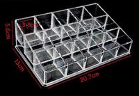 Présentoir en plastique multifonctionnel moderne à 15 grilles pour l'organisation du stockage du salon des cosmétiques pour vernis à ongles