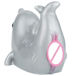Masturbador Masculino de Doble Canal con Forma de Delfín GEEBA, Juguetes Sexuales al por Mayor, Vagina Realista, Coño Animal, Estimulador Masculino, Onahole de Fantasía - Product Image 4