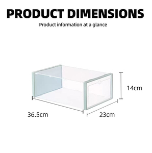 Boîtes à chaussures transparentes de type tiroir, grande capacité, gain de place, ventilées, pour ranger facilement les chaussures saisonnières - Product Image 6