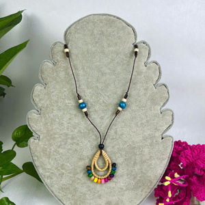 Zooying ทำด้วยมือลูกปัดไม้สีน้ำตาลชายหาด howlite เต่ามีเสน่ห์ฤดูร้อน Choker สร้อยคอ - Product Image 6