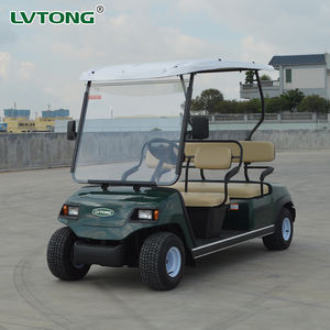 Voiture de golf électrique à 4 roues, 4 places, 48V 3.7KW, voiture de tourisme 4 places pour complexe hôtelier, aéroport, avec moteur 4KW - Product Image 1